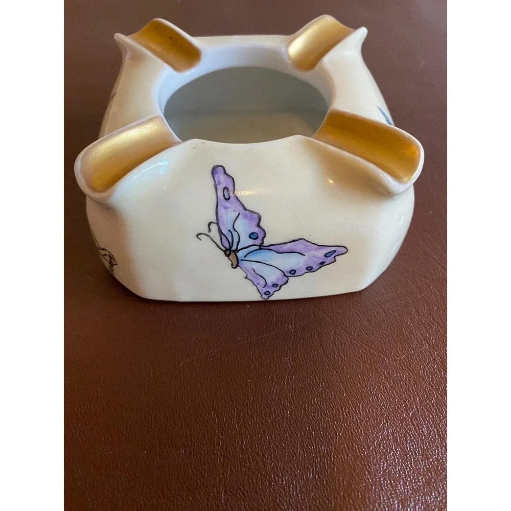 Vintage Noritake Butterfly Ash Tray